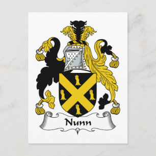 Nunn Family Crest Vykort