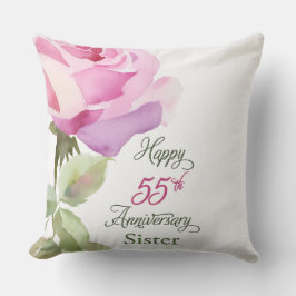 Nunna 55-årsjubileum syster katolsk jubileum rosa kudde
