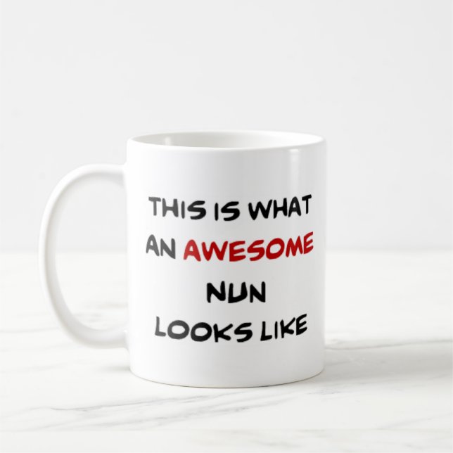 nunna, fantastisk kaffemugg (Vänster)
