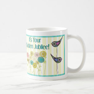 Nunnafemtioårsjubileumgåvor Kaffemugg