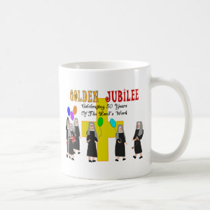 Nunnafemtioårsjubileumgåvor Kaffemugg