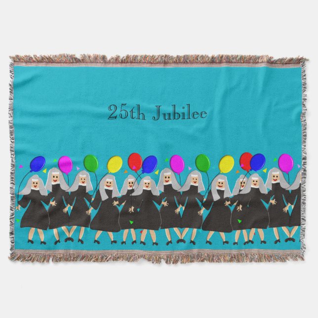 Nuns 25:e Silver Jubilee Woven Blanket #5 Filt (Framsidan)