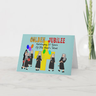 Nuns Golden Jubilee Gifts Kort