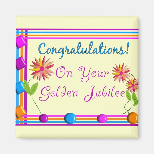 Nuns Golden Jubilee Gifts Magnet (Framsidan)