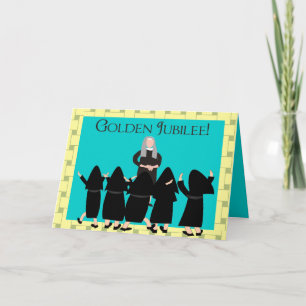 Nuns "Golden Jubilee"-kort och Tote bags Kort