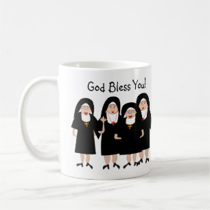 Nuns i livsmiljöer kaffemugg