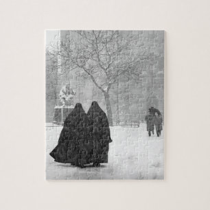 Nuns i Snö Pussel