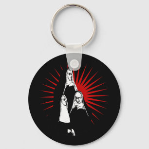 Nuns med Starburst Nyckelring