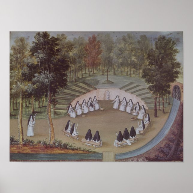 Nuns Meeting i Solitude Poster (Framsidan)