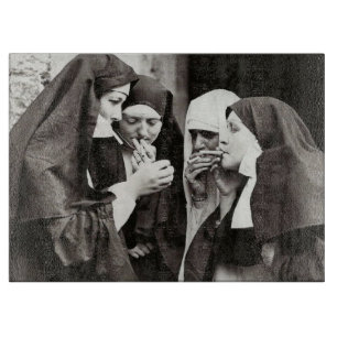Nuns Rökning Vintage foto