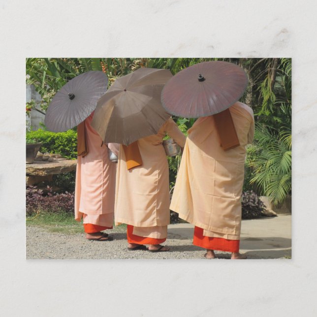 Nuns samlar upp alster vykort (Framsida)