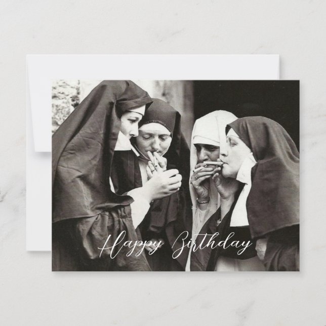 Nuns Smoking Vintage Photography (Framsida)