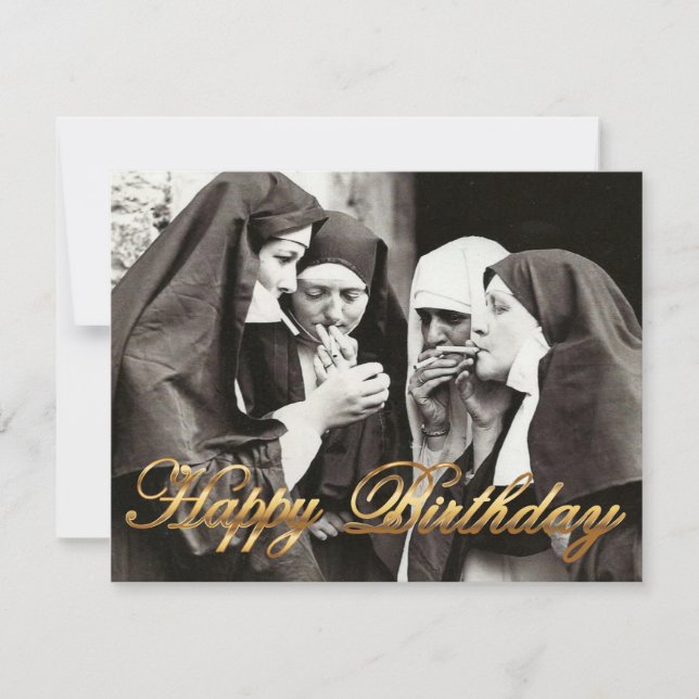 Nuns Smoking Vintage Photography (Framsida)