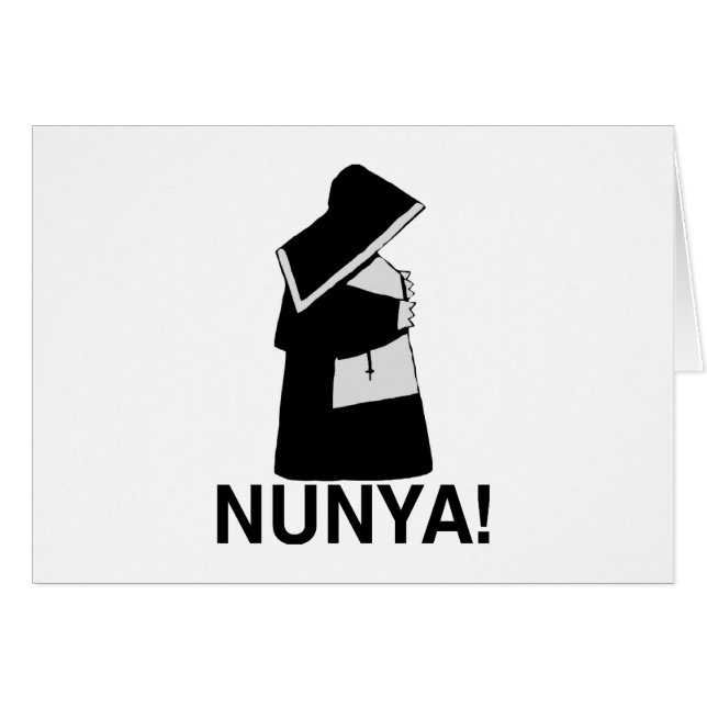 Nunya Hälsningskort (Framsidan Horizontal)