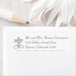 Nuptial Grace Catholic Wedding Return Address Returadress Etikett