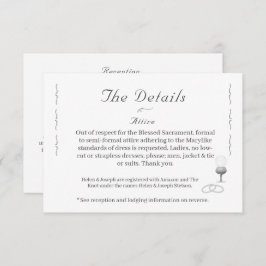 Nuptial Grace Catholic Wedding  Tilläggskort