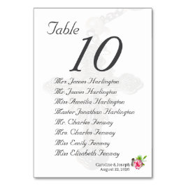 Nuptial Ro Bröllop Bordsnummer