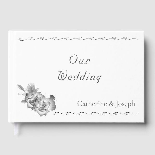 Nuptial Ro katolik Bröllop Gästböcker (Framsida)