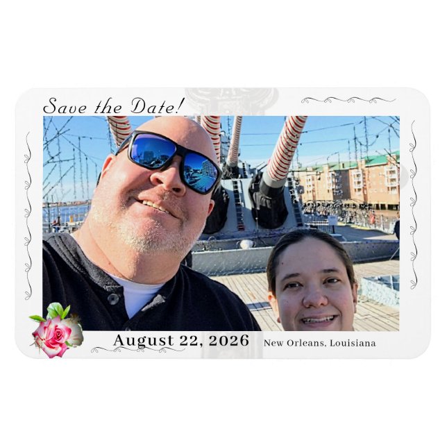 Nuptial Ro katolik Bröllop Magnet (Horisontell)