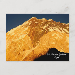 Nuptse Alglow Vykort