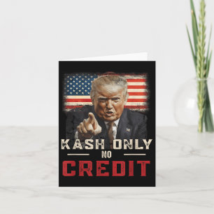 Nur Kash No Kredit Donald Trump Kort