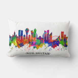 Nur-Sultan Kazakstans Skyline Lumbarkudde