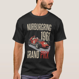 Nurburgring 1961 Vintage Grand Prix Racing Affisch T Shirt