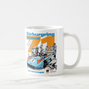 Nurburgring 1973 1000 km Porsche 908-3 Kaffemugg