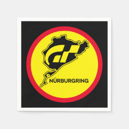 Nurburgring German Flagga Tyskland Gran Turismo GT Pappersservett