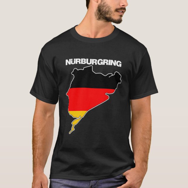 Nurburgring - Nordschleife Tee Shirt (Framsida)