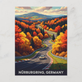 Nürburgring Tyskland Travel Vykort