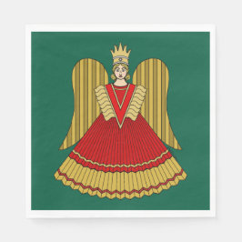 Nuremberg Christmas Angel Pappersservett