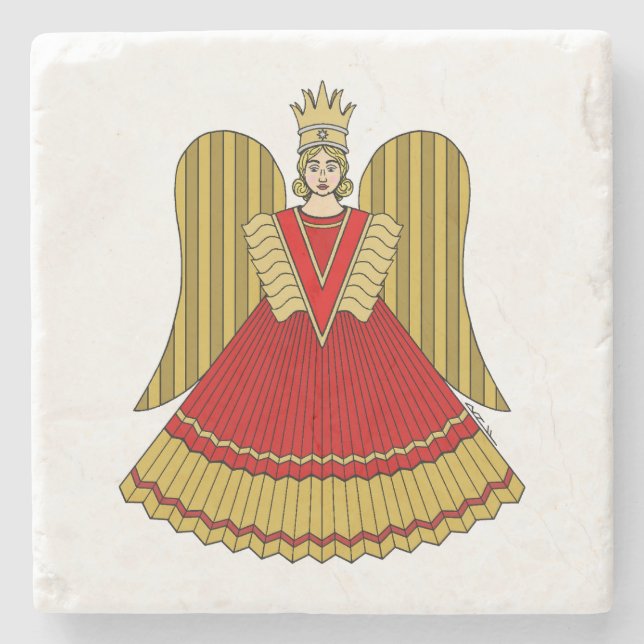 Nuremberg Christmas Angel Stenunderlägg (Framsidan)