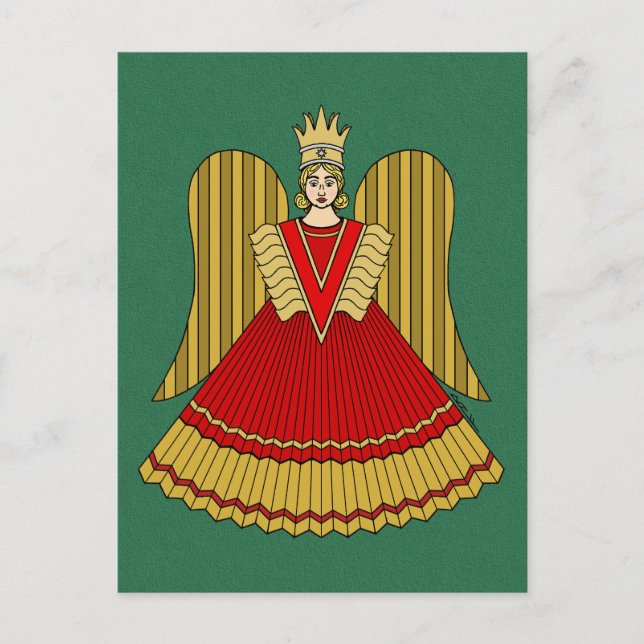 Nuremberg-julangel Vykort (Framsida)