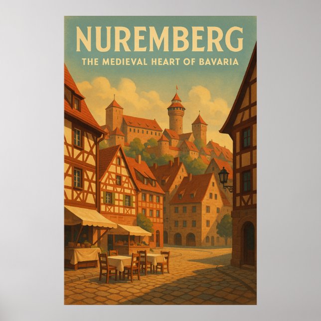 Nuremberg — The Medieval Heart of Bavaria Poster (Framsidan)