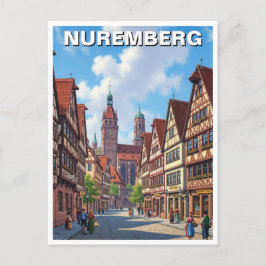 Nuremberg Tyskland Travel Vykort