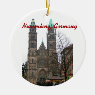 Nuremberg Tysklandprydnad Julgransprydnad Keramik