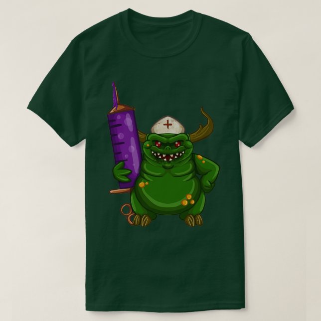 Nurgling Nurse T Shirt (Design framsida)