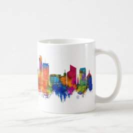 Nürmberg Tyskland Skyline Kaffemugg