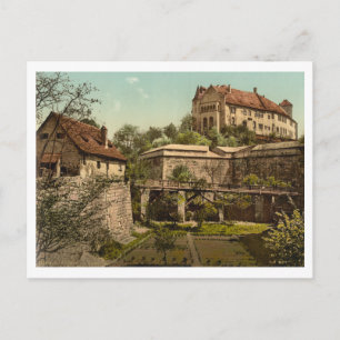 Nürnberg Castle, Bayern, Tyskland Vykort