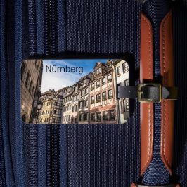 Nürnberg Cityscape Bavaria Tyskland Souvenir Bagagebricka