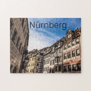 Nürnberg Cityscape Bavaria Tyskland Souvenir Pussel