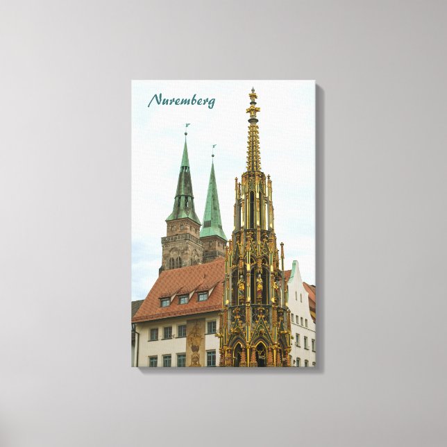 Nürnberg dukad canvas (Framsida)