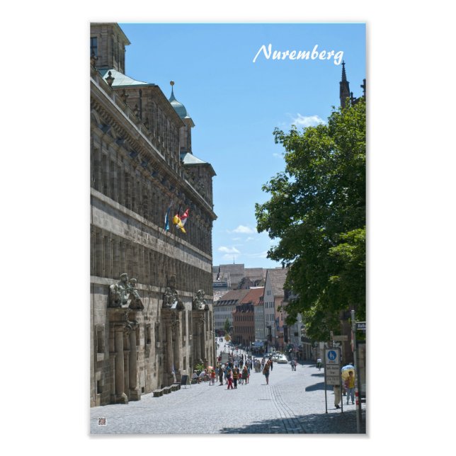 Nürnberg Fotoavtryck Fototryck (Framsidan)