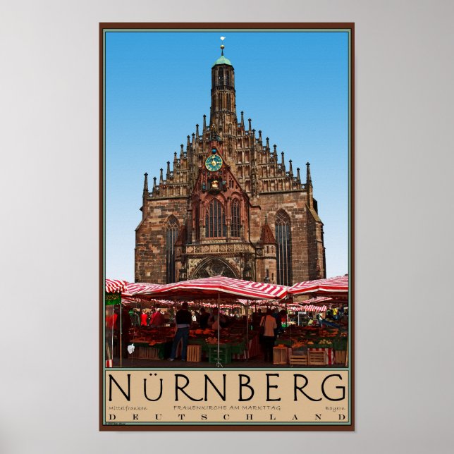 Nürnberg - Frauenkirche Poster (Framsidan)
