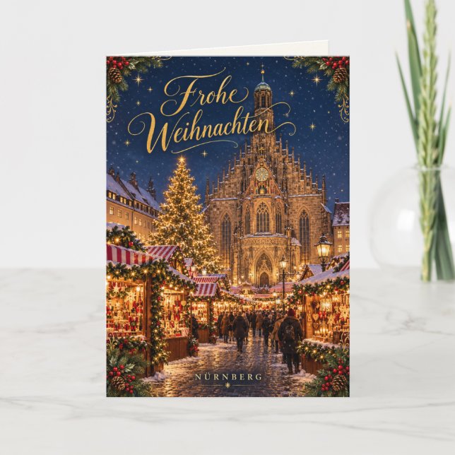 Nürnberg God Jul Helgkort (Framsida)