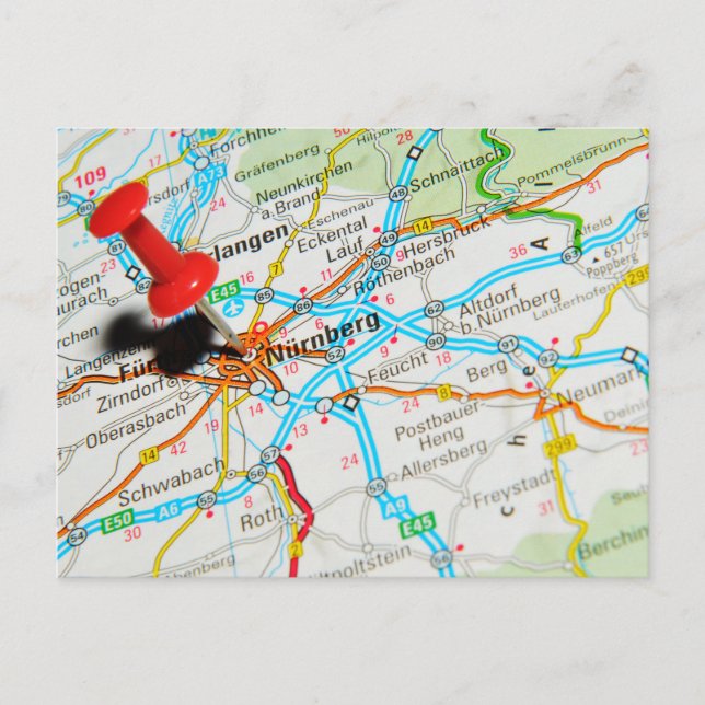 Nürnberg, Nürnberg Tyskland Vykort (Framsida)