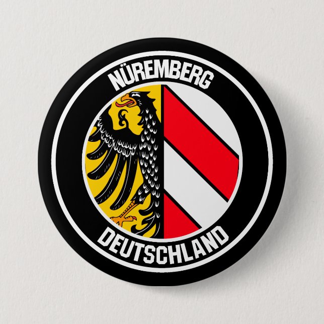 Nürnberg Round Emblem Knapp (Framsida)