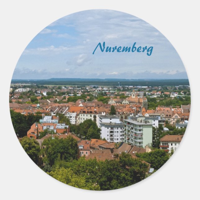 Nürnberg Runt Klistermärke (Framsida)