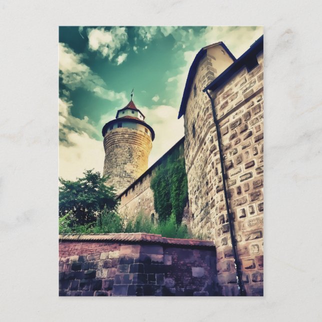 Nürnberg-slott Vykort (Framsida)